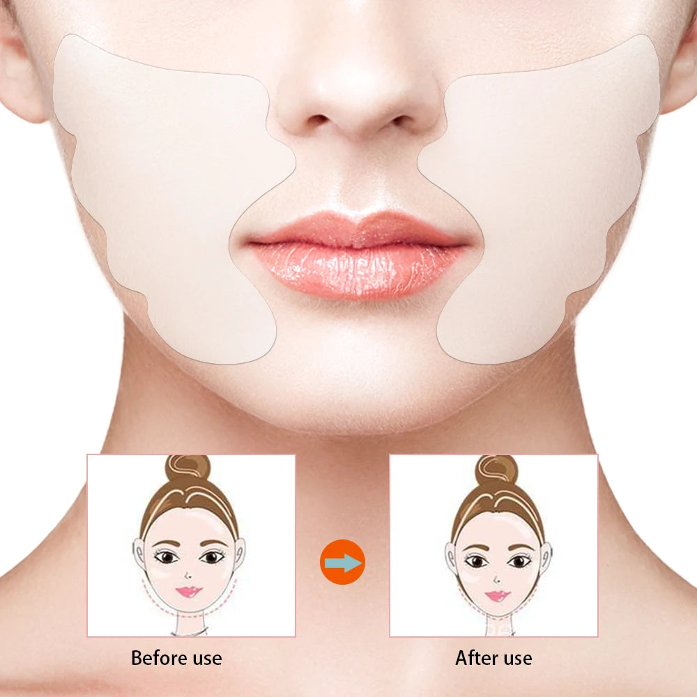 Reusable Silicone Anti-Wrinkle Pad Patch Face Neck Wrinkle Removal Patch Pad Facial Skin Lift Anti Aging Facial Beauty Tools