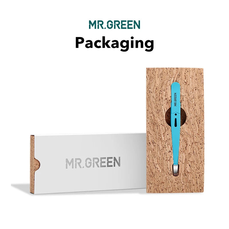 MR.GREEN Eyebrow Tweezer Colorful Hair Beauty Fine Hairs Puller Stainless Steel Slanted Eye Brow Clips Removal Makeup Tools