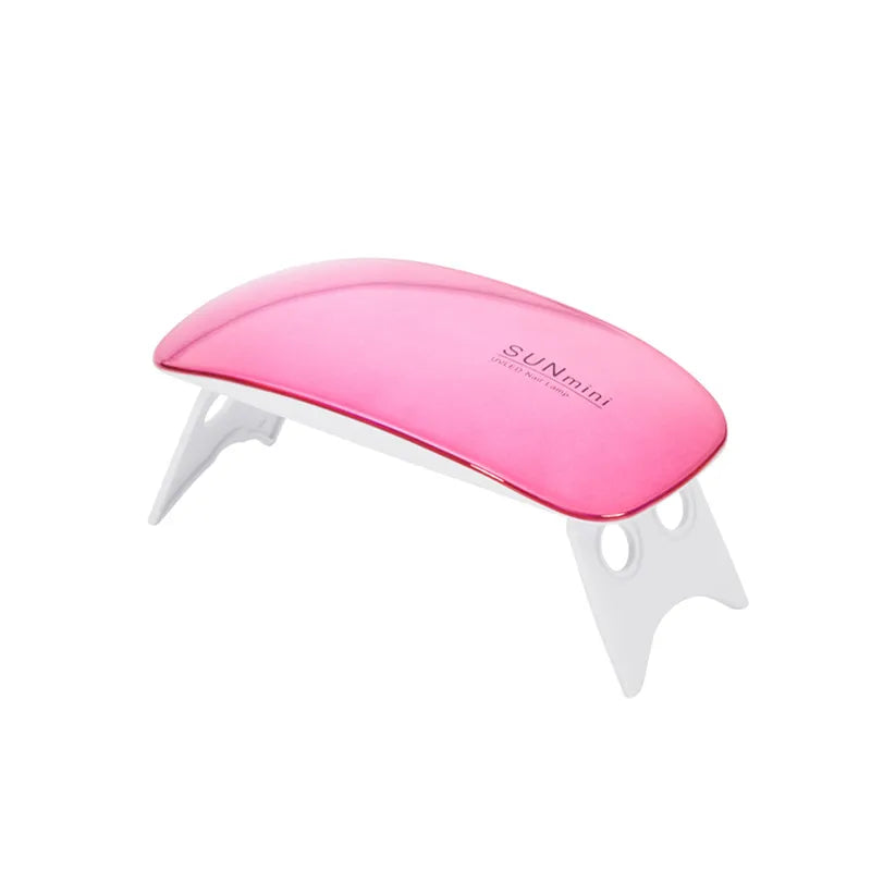 Portable Nail Dryer 6W UV LED Nail Lamp Manicure Apparatus For Gel Nail Polish Nail Art Lamp For Drying Nails Home Use