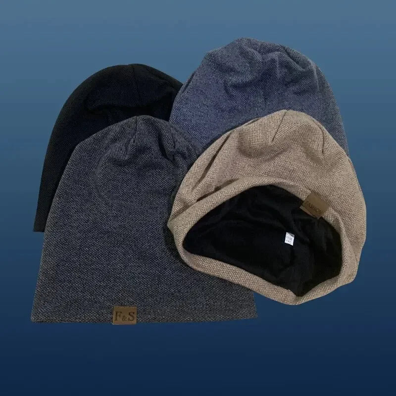 1pcs Warm Knitted Beanie Hat For Men And Women