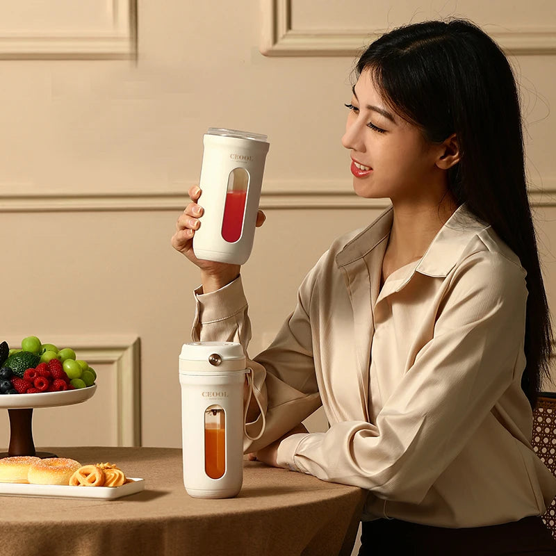 1-3 Blades Electric Portable Blen 350ML Juicer Fruit Mixers USB Rechargeable Smoothie Juicer Cup Squeezer Juice Maker1