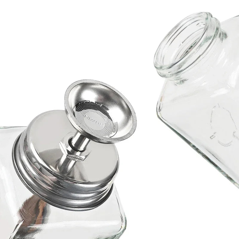 180ml Nail Refillable Bottles Empty Liquid Press Pump Dispenser Nail Art Polish Remover Storage Box Cleaner Makeup Manicure Tool