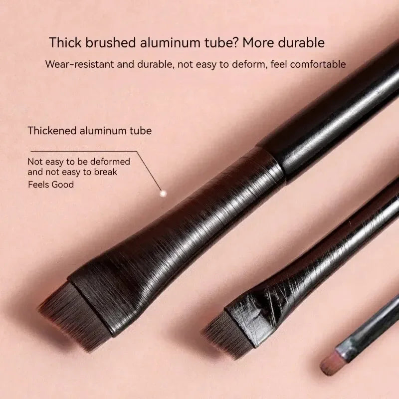 3PCS Eyeliner Eyebrow Contour Makeup Brush Super Soft Fiber Comfortable Grip Soft And Natural Makeup Application Eyeliner Brush