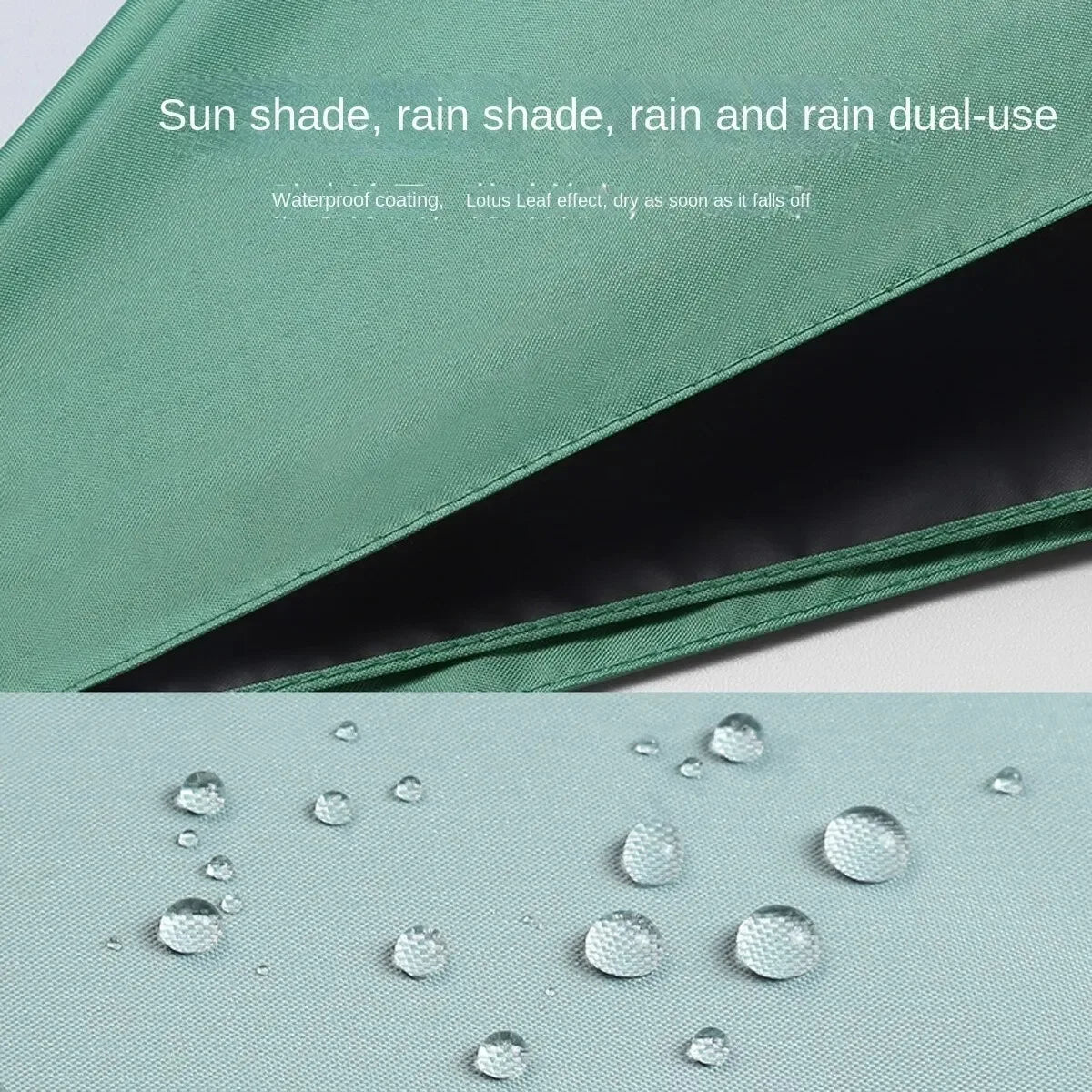 Parapluie capsule portable avec poignée en alliage de caoutchouc, mini pare-soleil, crème solaire, pluie, noir, pliable, soleil,