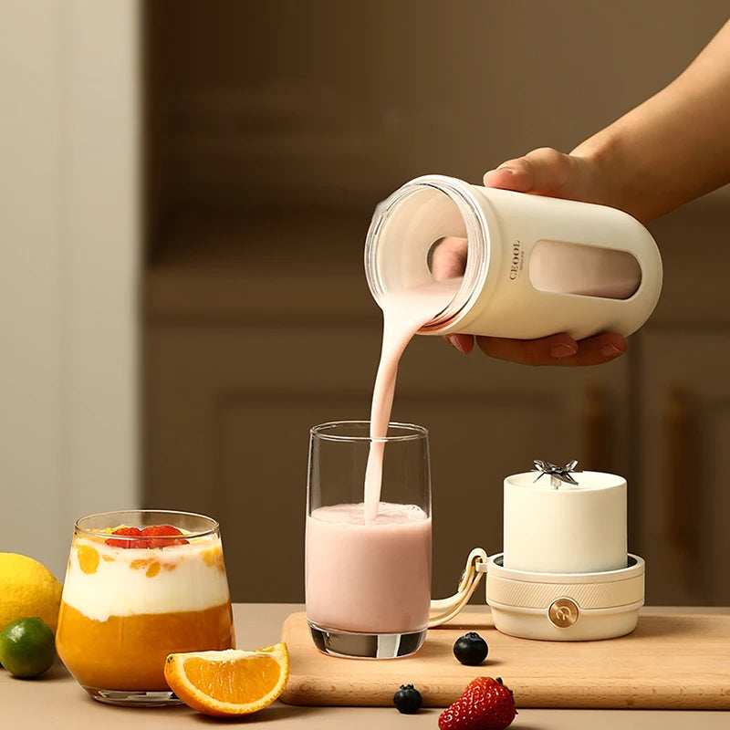 1-3 Blades Electric Portable Blen 350ML Juicer Fruit Mixers USB Rechargeable Smoothie Juicer Cup Squeezer Juice Maker1