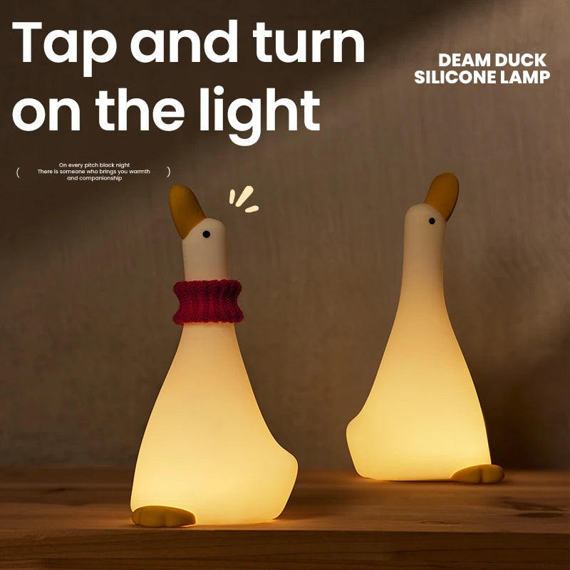 LED Night Light Cute Animal Panda Rabbit Illumination Light USB Charging Timed Bedside Decoration Children's Desktop Light Birth