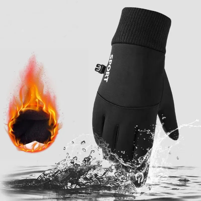 Winter Warm Full Fingers Waterproof Wind proof