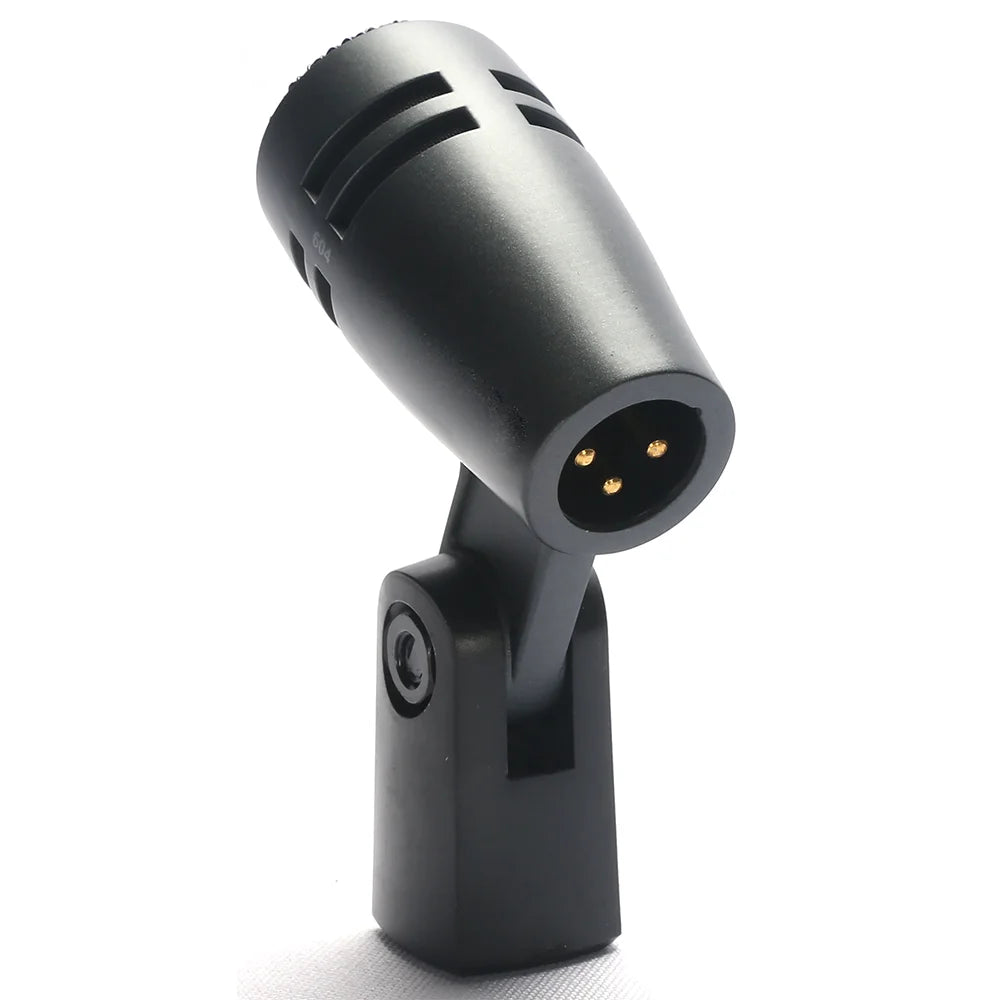 E604 Tom Snare Evolution Series Cardioid Instrument Wired Drum Microphone e 604 with Clip Arm Mount for Professional recording