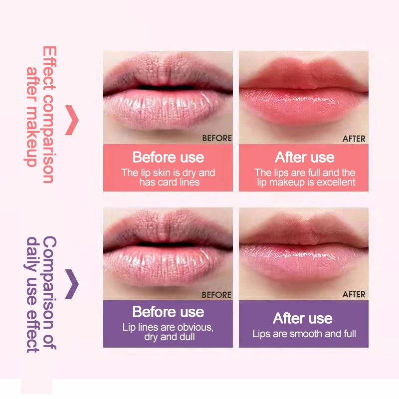 PTWOP Lip Sleep Mask Moisturizing Nourish Repair Hydrated Fade Lip Lines Anti-cracking Day And Night Maintenance Lip Balm Care