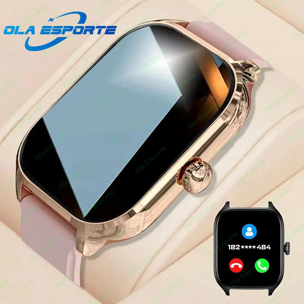 H9 New Smart Watch 2.01 Inch HD Display Answer Make Call Message Preview Sport Modes DIY Dial Weather Forecast For Men Women