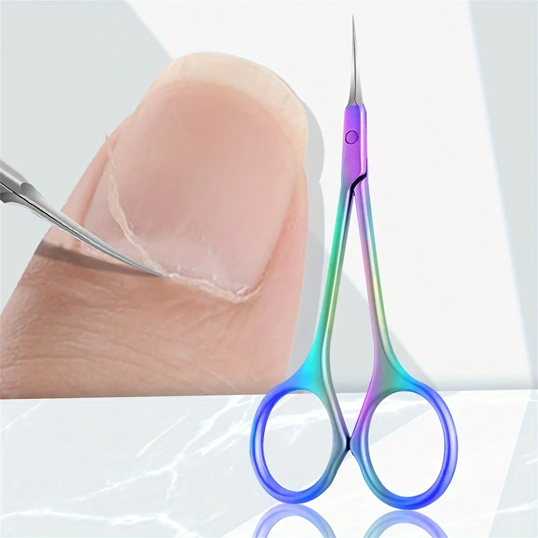 3 pieces of professional cuticle scissors nail cuticle scissors, stainless steel cuticle scissors manicure tools