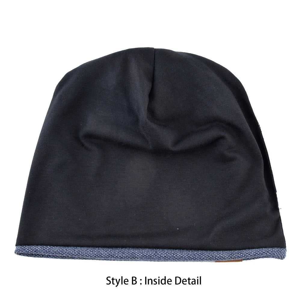 1pcs Warm Knitted Beanie Hat For Men And Women