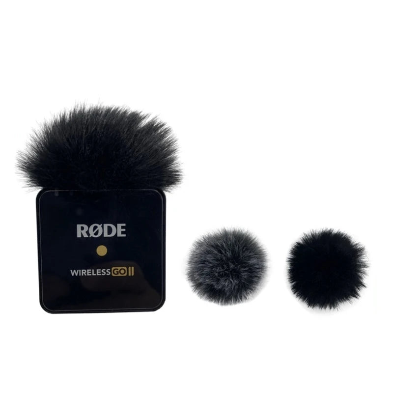 Noise Reducing Windshield Microphone Furry Windscreen Protections Sleeve for RODE WIRELESS GO II Clear Sound N0HC