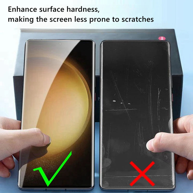1-3PCS Curved Screen Protector For Samsung Galaxy S23 Ultra , S22 ultra , S21 ultra , for S24 Ultra Ceramic Film