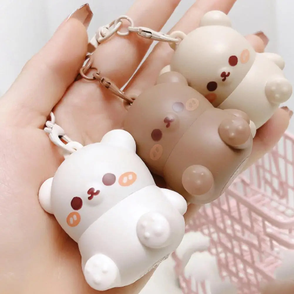 Children Fruity Lip Balm Cute Little Bear Lip Balm For Baby Moisturizing Anti-Dry Anti Crack Lipbalm Lip Care