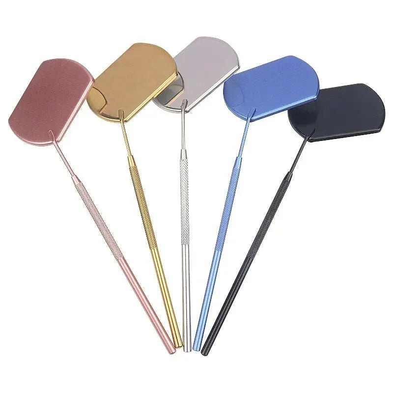 PCs Lash Extension Mirror Eyelash Extension Grafting Tools Stainless Steel Multifunction Checking Lash Mirror Beauty Makeup