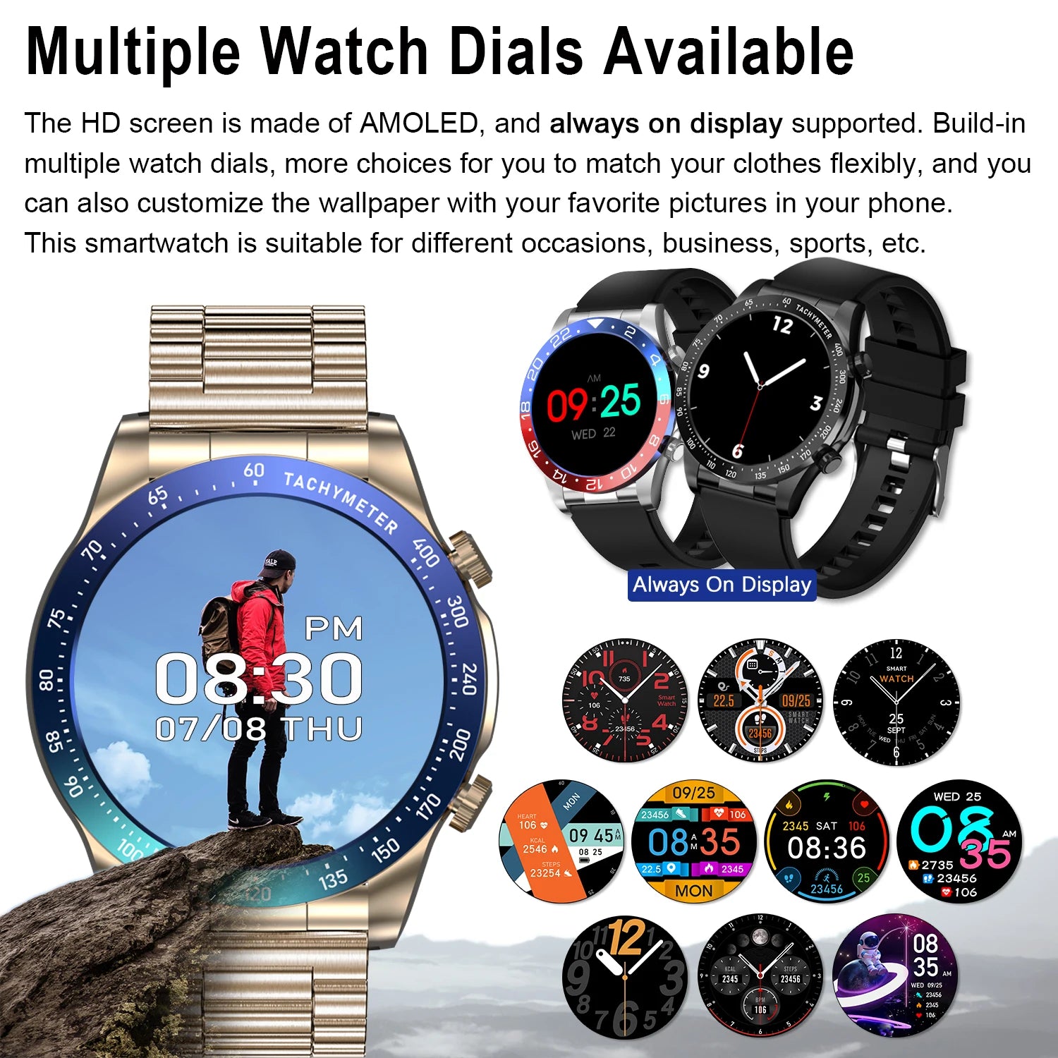 Smart Watches for men waterproof IP68 reloj inteligente hombre Bluetooth call Smart watch Sleep monitoring Exercise mode NFC