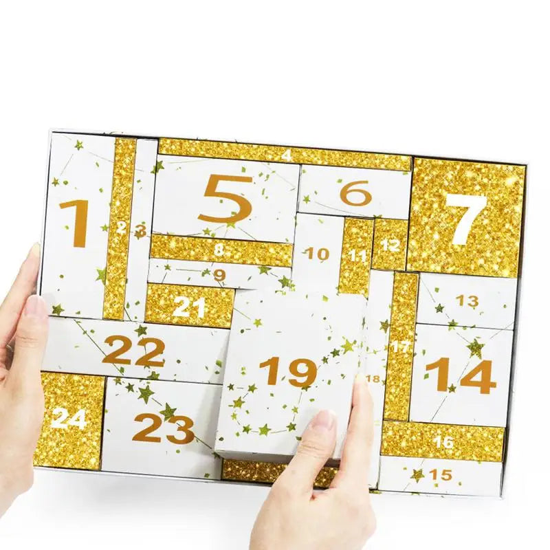 2024 Christmas Advent Calendar Box Makeup Set Lipstick Eye Shadow Concealers Cosmetics Gift Box For Women girl Christmas Gifts