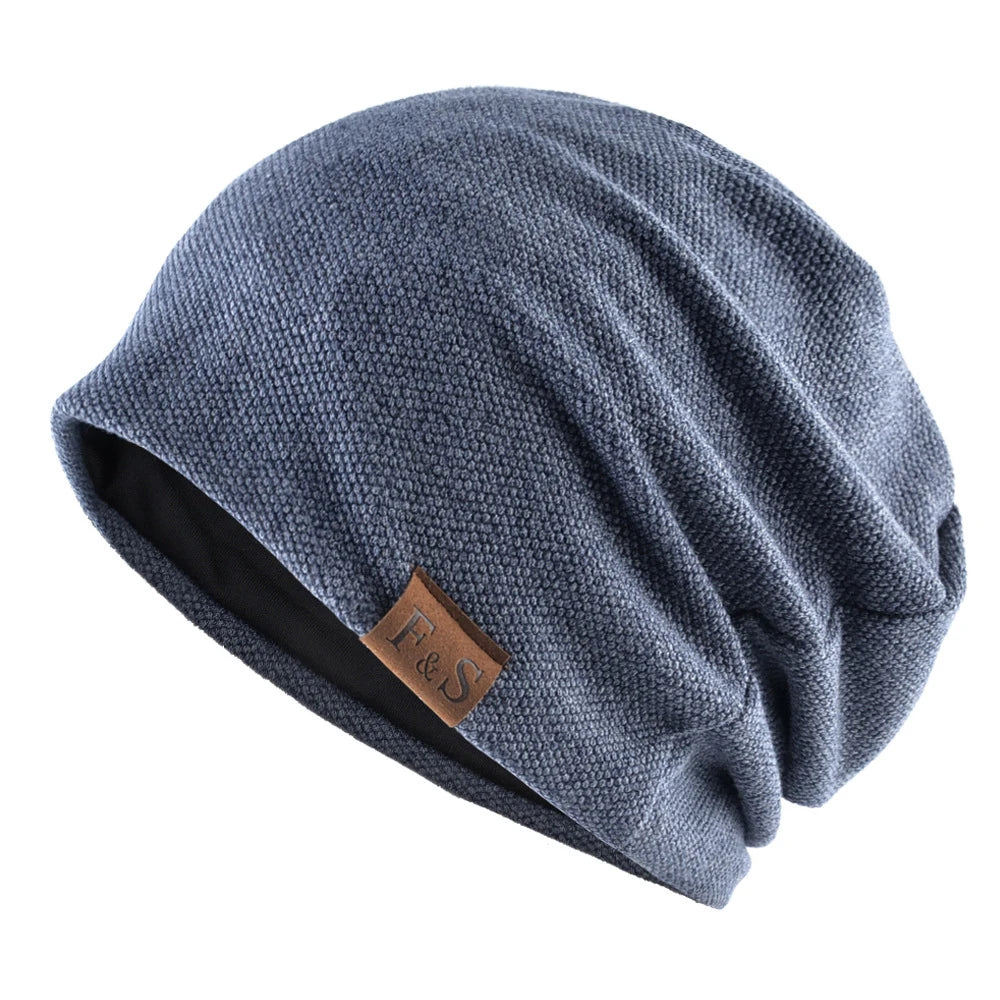 1pcs Warm Knitted Beanie Hat For Men And Women