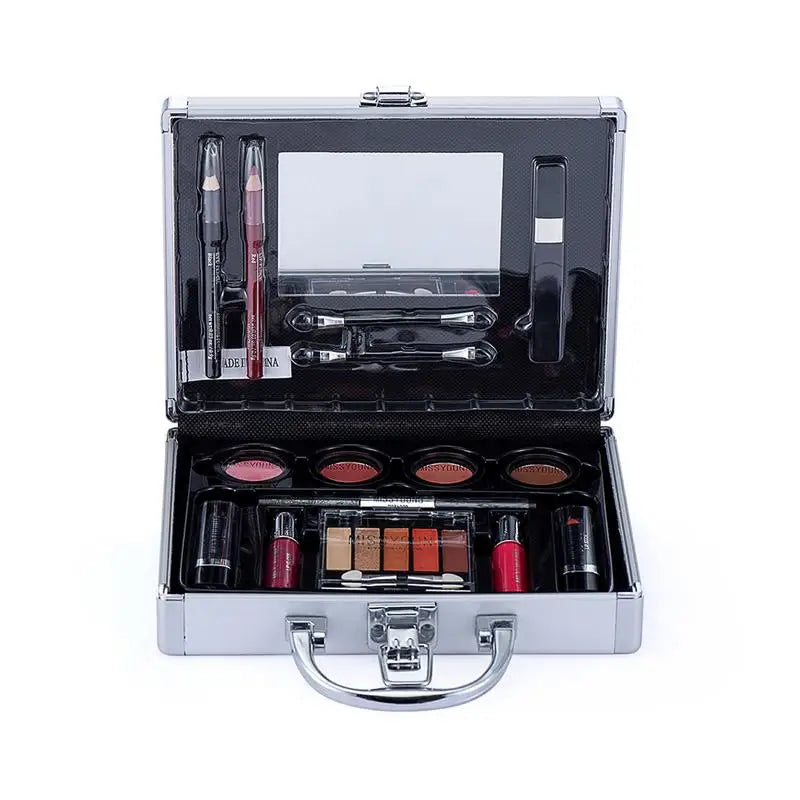 new Makeup Full Kit Female Make Up Set Eye Shadow Eyeshadow Palette Lip Gloss Mascara Eyeliner Brushes Bag Make-up for Women