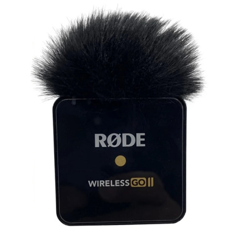 Noise Reducing Windshield Microphone Furry Windscreen Protections Sleeve for RODE WIRELESS GO II Clear Sound N0HC