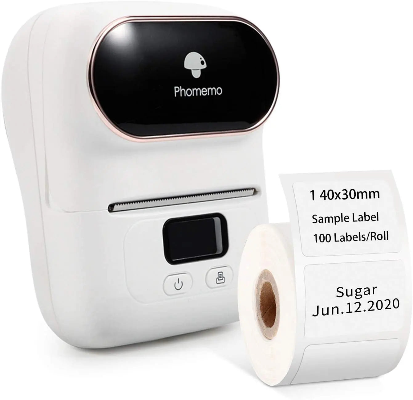 Phomemo M110 Self-adhesive Smart Thermal Label Printer for Business,Barcode Label, Price Tag, Address Wireless Sticker Printer