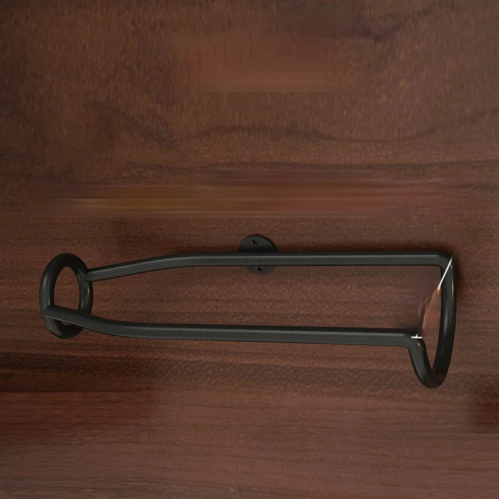 Wall-Mounted Bar Wine Rack Holder Accessories Wine Cellar Beer Champagne Storage Display Iron Metal Support Shelf Stand