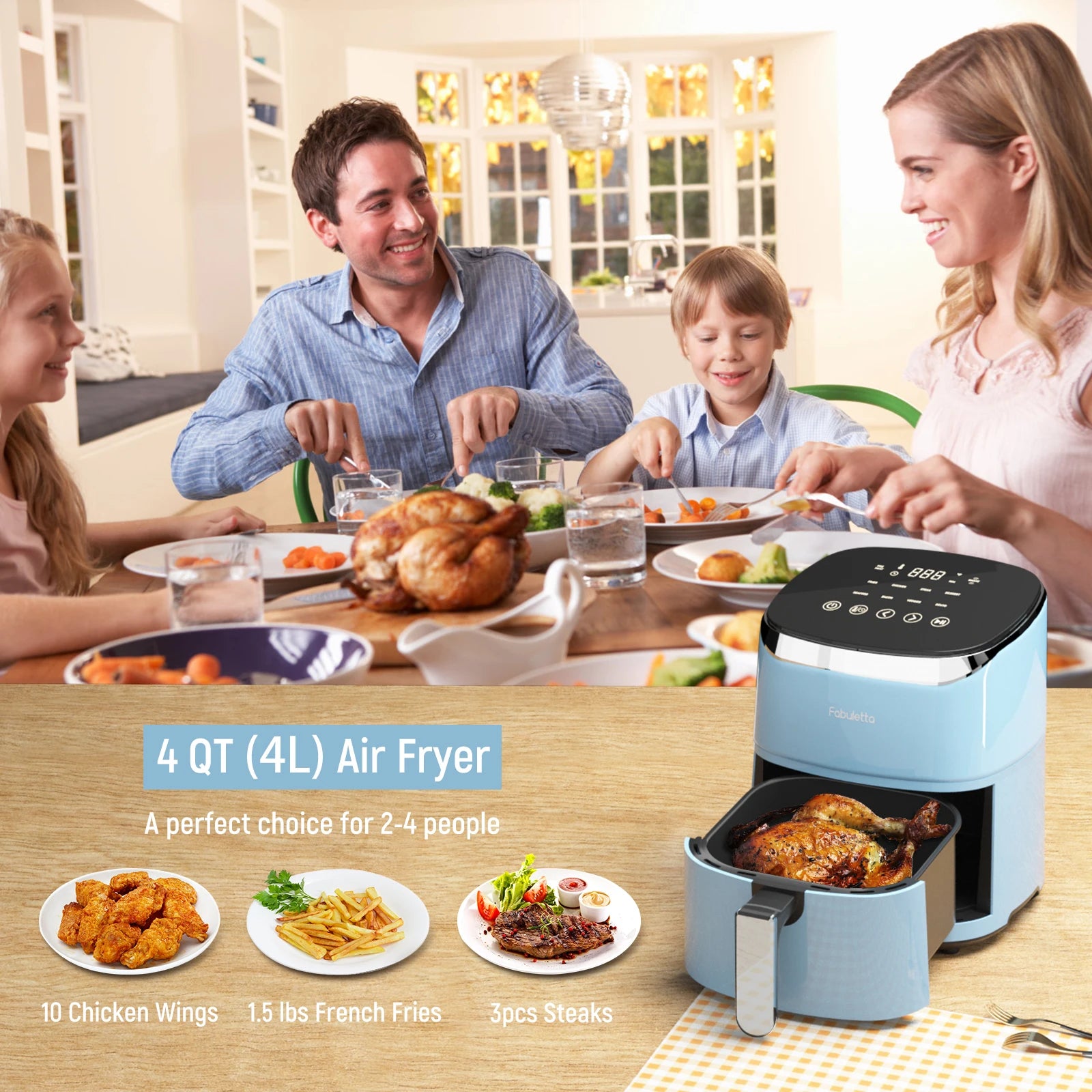 Air Fryer, Fabuletta 4.2QT