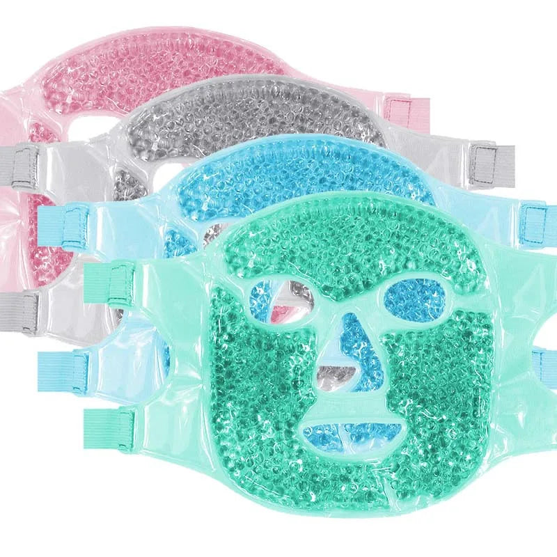 Ice Gel Face Mask Relieve Fatigue Skin Firming Spa Hot Cold Therapy Ice Pack Cooling Massage Beauty Skin Care Tool