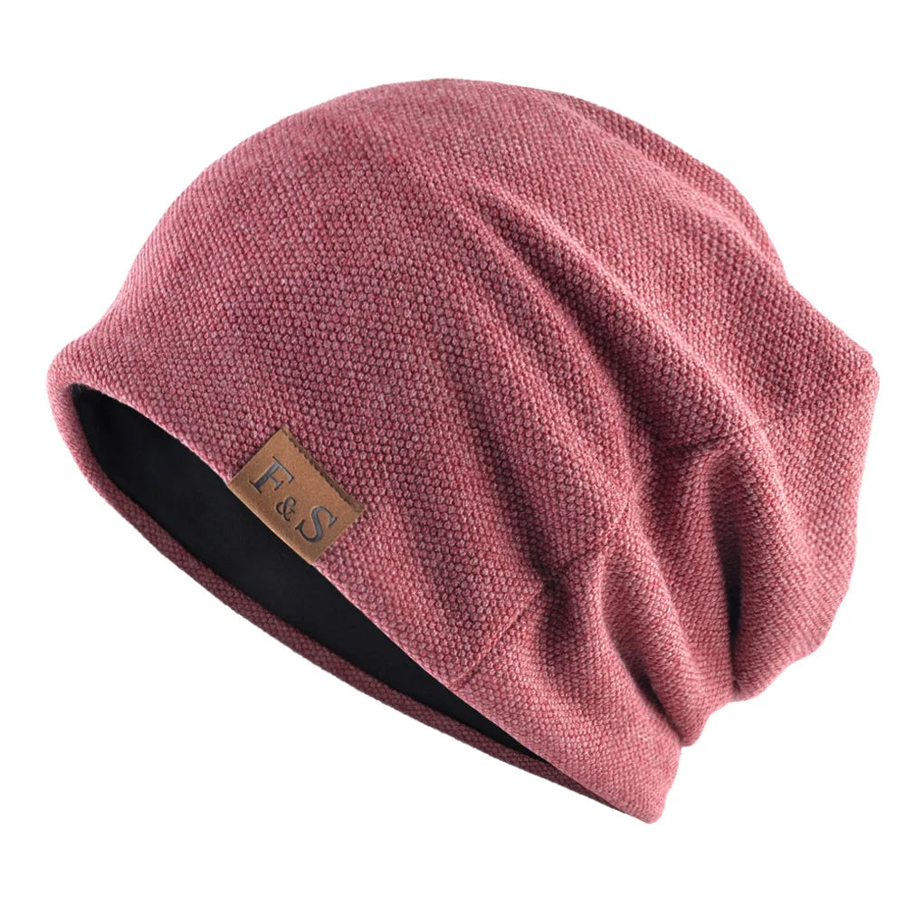 1pcs Warm Knitted Beanie Hat For Men And Women