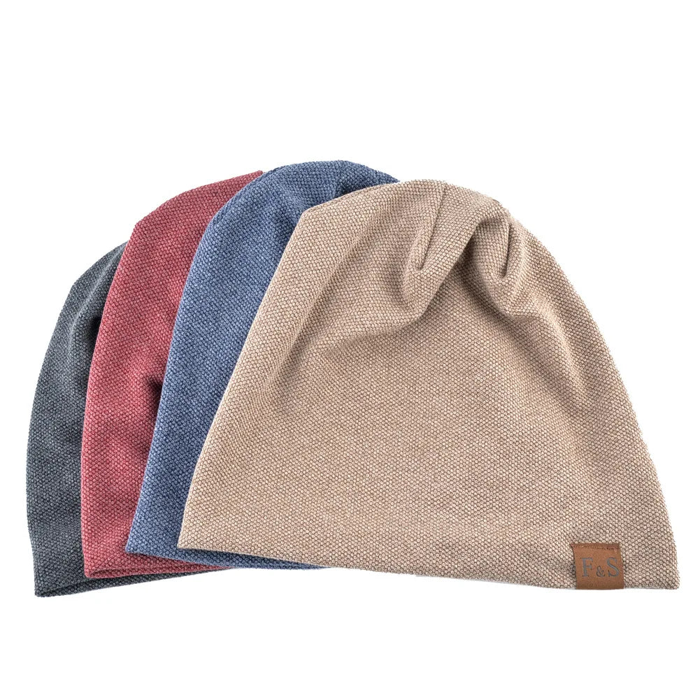 1pcs Warm Knitted Beanie Hat For Men And Women