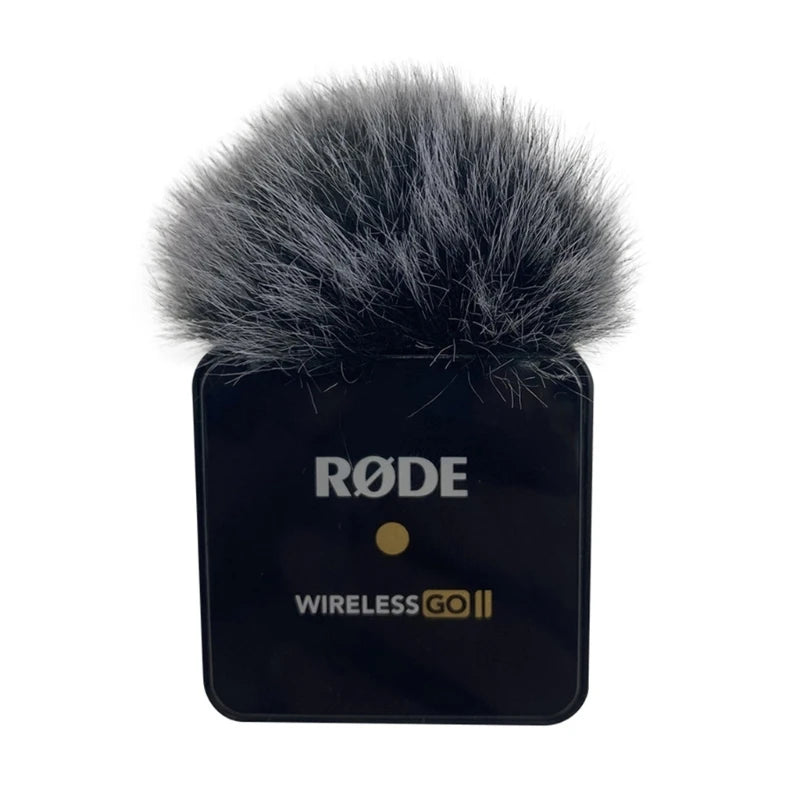 Noise Reducing Windshield Microphone Furry Windscreen Protections Sleeve for RODE WIRELESS GO II Clear Sound N0HC