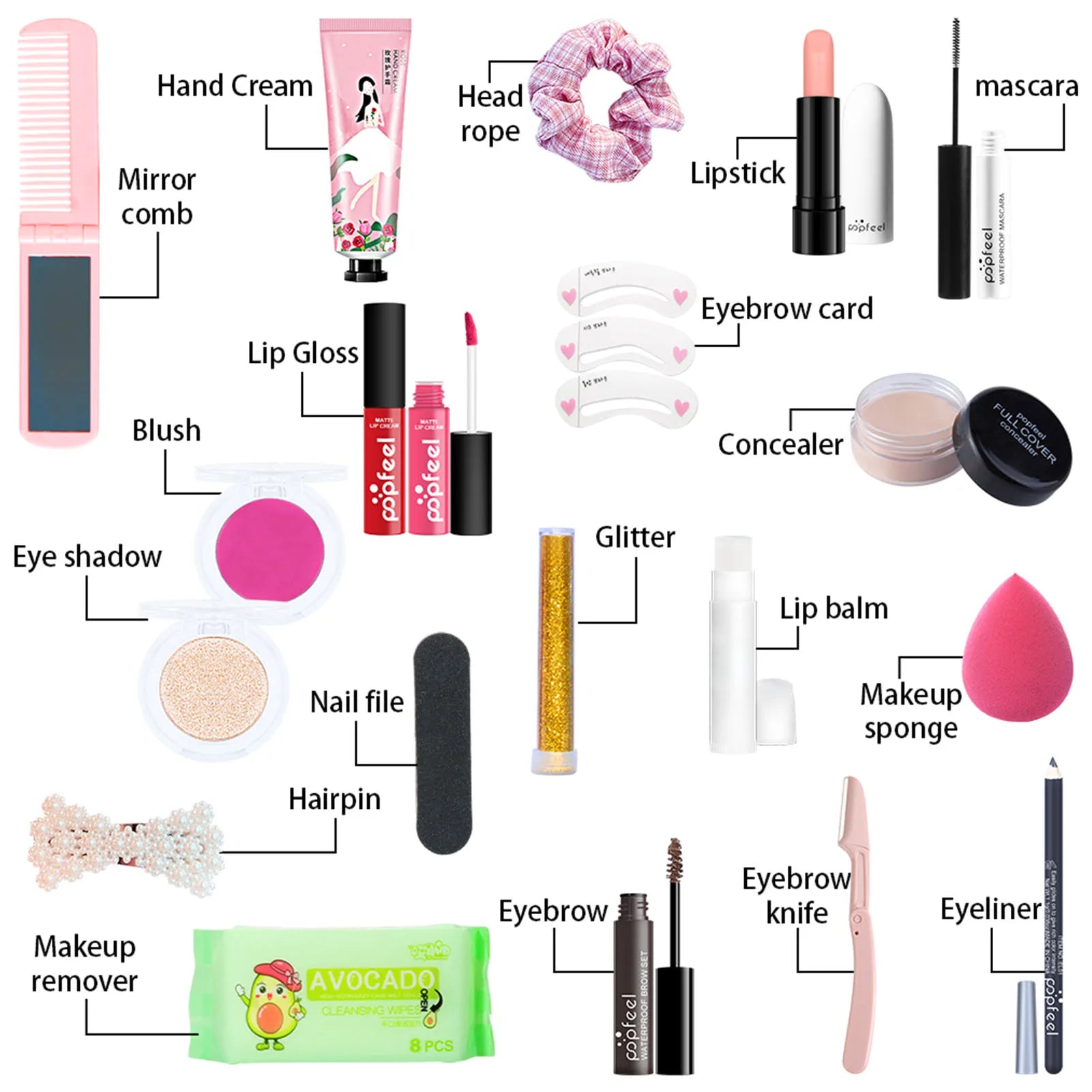 2022 Face Makeup Christmas Countdown Calendar Box Makeup Tools Countdown Calendar Gift Boxes Lipstick Eye Shadow Cosmetics Set