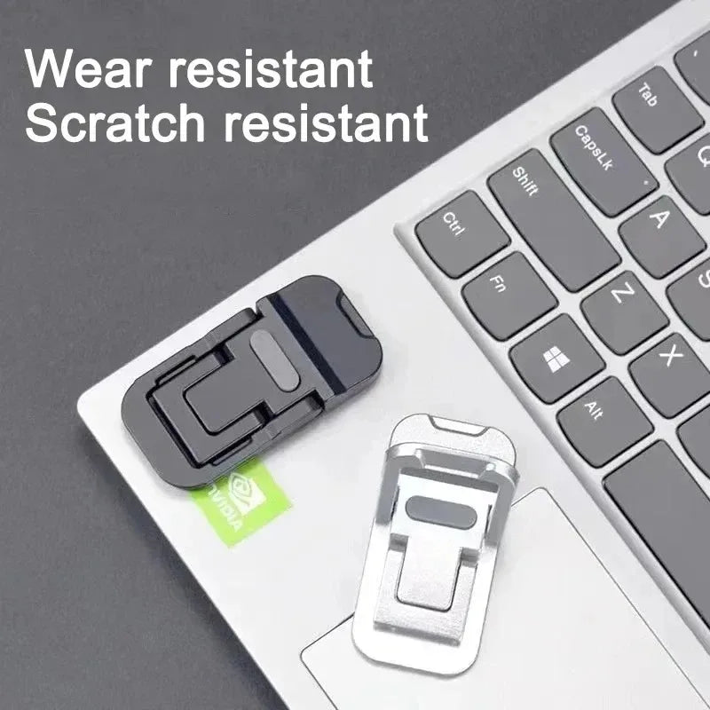2pcs/Set Foldable Laptop Stand Portable Notebook Support Holder Adjustable Riser Cooling Bracket Universal for Laptop Tablet