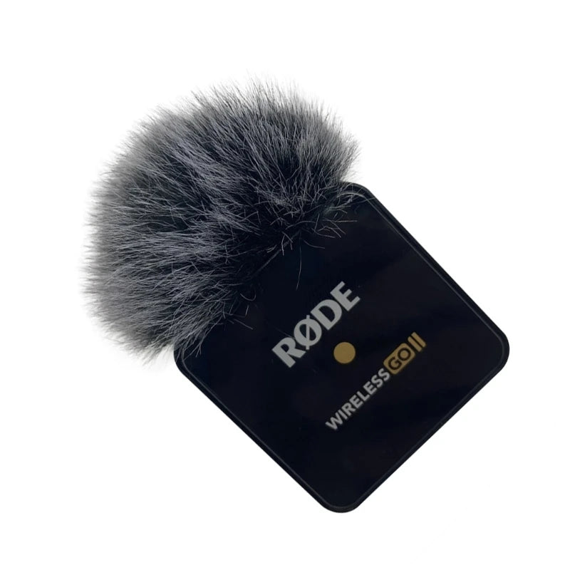 Noise Reducing Windshield Microphone Furry Windscreen Protections Sleeve for RODE WIRELESS GO II Clear Sound N0HC