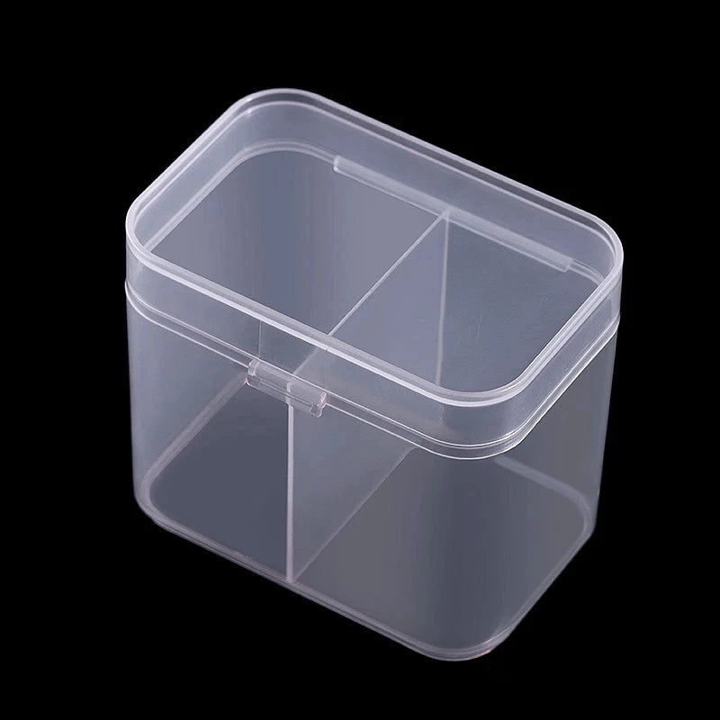 Portable Storage Box Nail Accessoires Wipes Cotton Pads Swab Rods Container Case Nail Art Toos Organizer