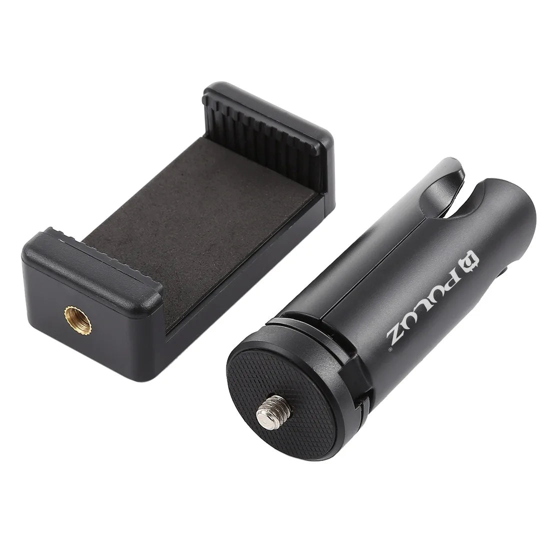 PULUZ Portable Folding Plastic Tripod Stand Universal Phone Clamp 5cm To 8.5cm Bracket Smartphones Holder Clip For Xiaomi Huawei