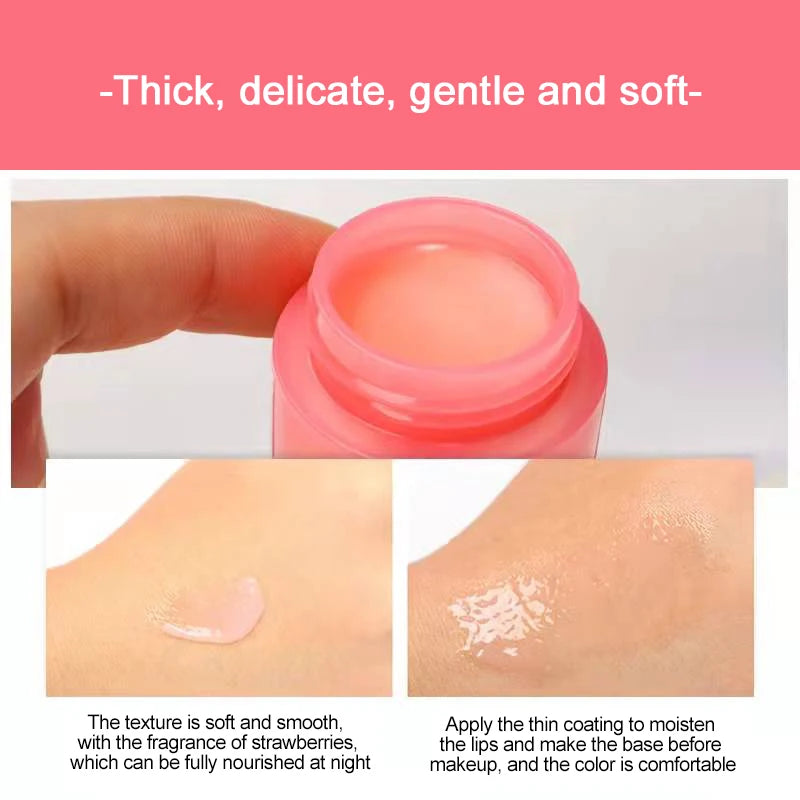 PTWOP Lip Sleep Mask Moisturizing Nourish Repair Hydrated Fade Lip Lines Anti-cracking Day And Night Maintenance Lip Balm Care