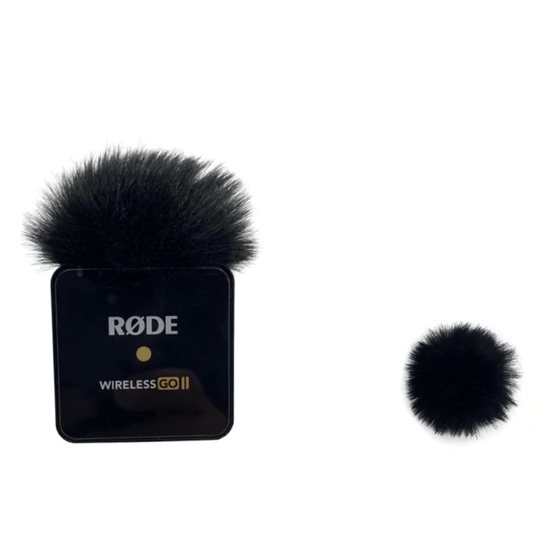 Noise Reducing Windshield Microphone Furry Windscreen Protections Sleeve for RODE WIRELESS GO II Clear Sound N0HC