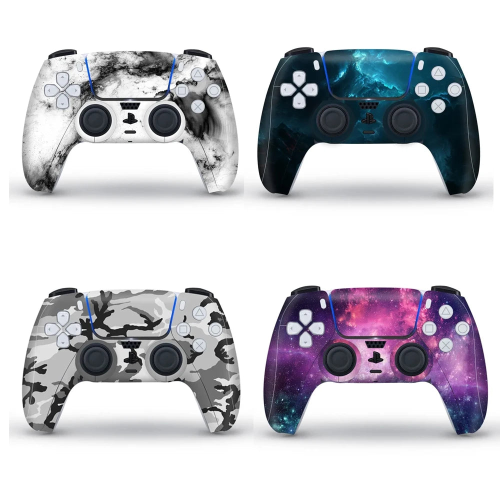 For PS5 Gamepad Protective Decal Skin for PS5 Accessories Sticker Cover Case for PlayStation 5 Controllers Joystick
