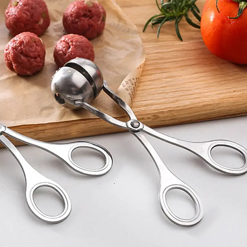 Set Of Meatball Maker Fish Ball Shrimp Ball Round Rice Ball Maker Stainless Steel Easy To Clean Kitchen Gadgets