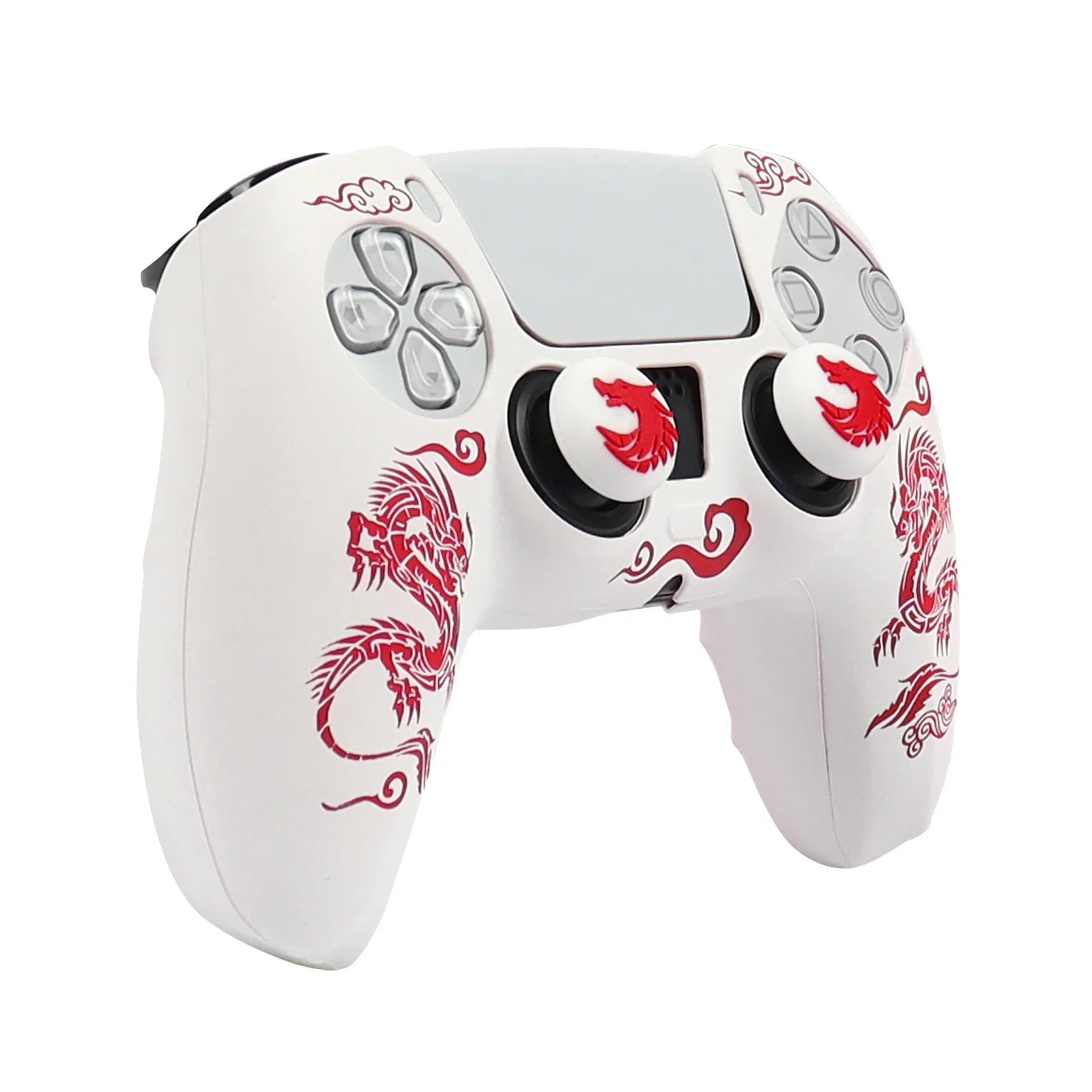 Silicone Protective Case Cover For Playstation 5 Controller Skin Gamepad Games Accessories For PS5 Control with Joystick Caps