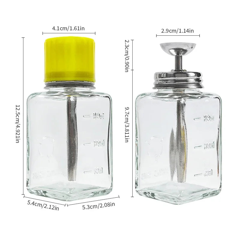 180ml Nail Refillable Bottles Empty Liquid Press Pump Dispenser Nail Art Polish Remover Storage Box Cleaner Makeup Manicure Tool