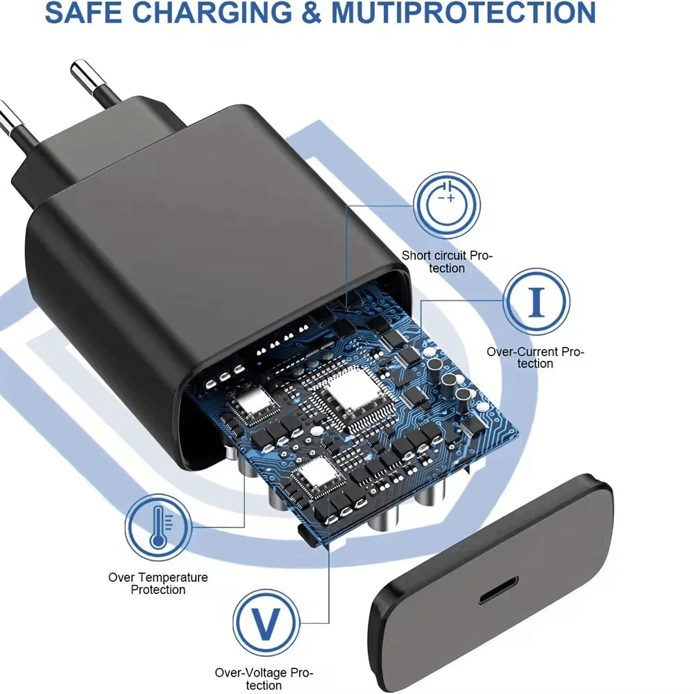 45W PD Charger Super Fast Charging USB C Phone Adapter For Samsung Galaxy S24 S23 S22 Ultra Note Type C Quick Charger Cable Suit