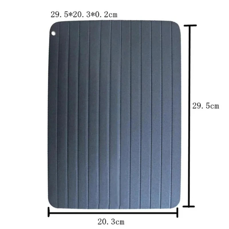 Fast Defrost Tray Fast Thaw Frozen Food Meat Fruit Quick Defrosting Plate Board Defrost Tray Thaw Master Home Kitchen Gadgets