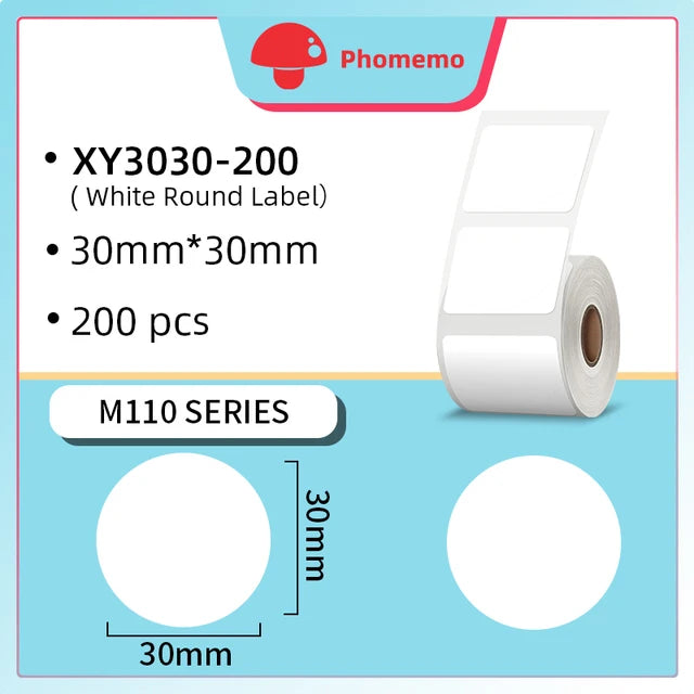 Phomemo M110 Self-adhesive Smart Thermal Label Printer for Business,Barcode Label, Price Tag, Address Wireless Sticker Printer