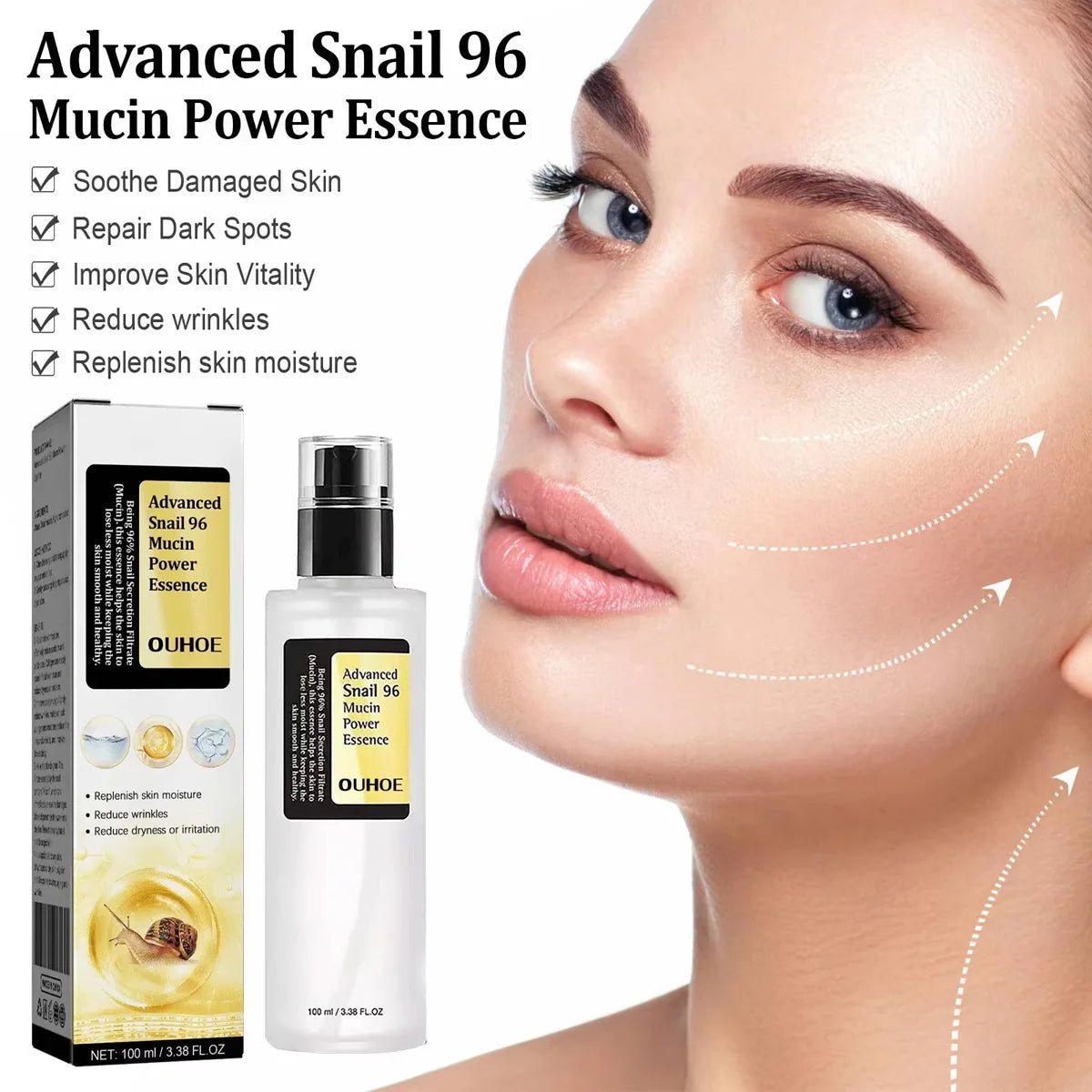 Anti-Wrinkle Essence Face Cream Repairing Moisturizing Lift Firm Anti-Aging Fade Fine Lines Acne Treatment Brightening Skin Care
