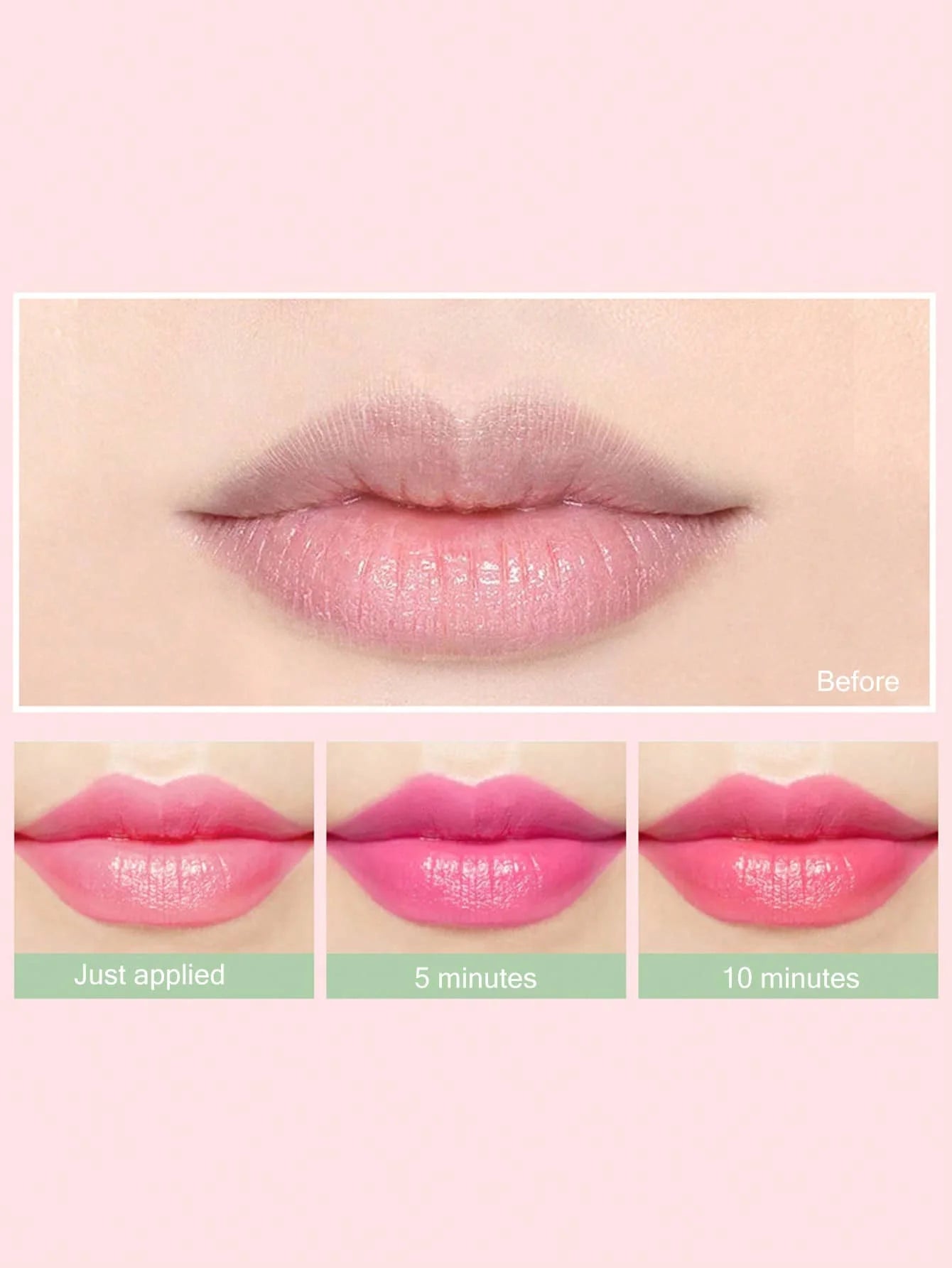 Aloe Vera Color-Changing Lip Balm, Moisturizing Repairing, Waterproof, Anti-Dryness,Temperature-Activated Lipstick for Hydration