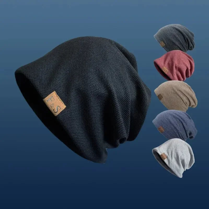 1pcs Warm Knitted Beanie Hat For Men And Women