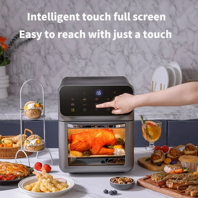 1-3 10L Large Capacity Electric Air Fryers Oil-free Automatic